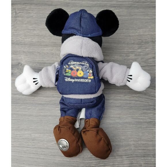 VTG 2003 Disneyland Resort Walt Disney Parks and Resorts Mickey Backpack Plush - Picture 10 of 15